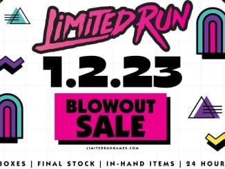 Limited Run Games – Blowout Sale 2 Januari, 2023