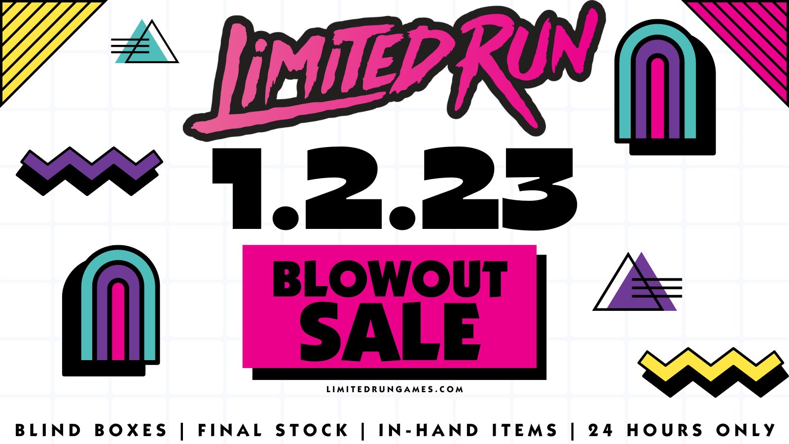 Limited Run Games – Blowout Sale 2 Januari, 2023