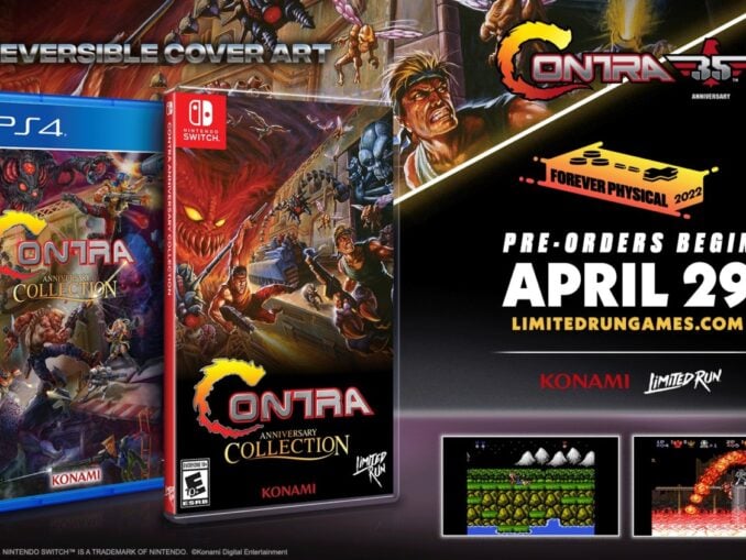 Nieuws - Limited Run Games – Contra Anniversary Collection – Fysieke edities aangekondigd, pre-orders starten 29 April 