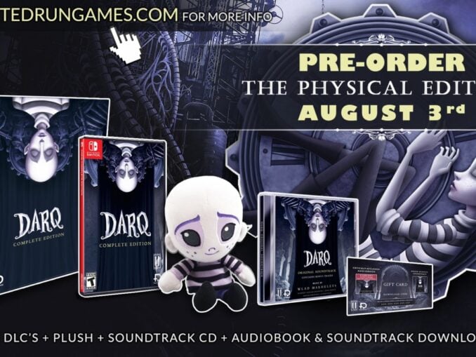 News - Limited Run Games – DARQ: Complete Edition Physical Versions 