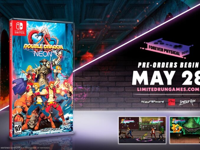 News - Limited Run Games – Double Dragon Neon Physical Editions 