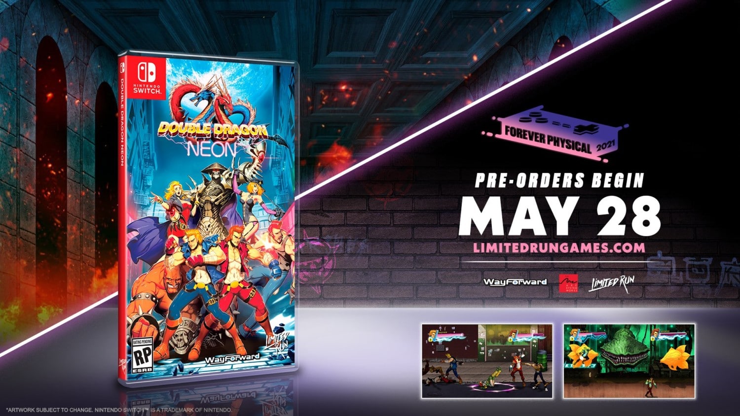 Limited Run Games – Double Dragon Neon Physical Editions
