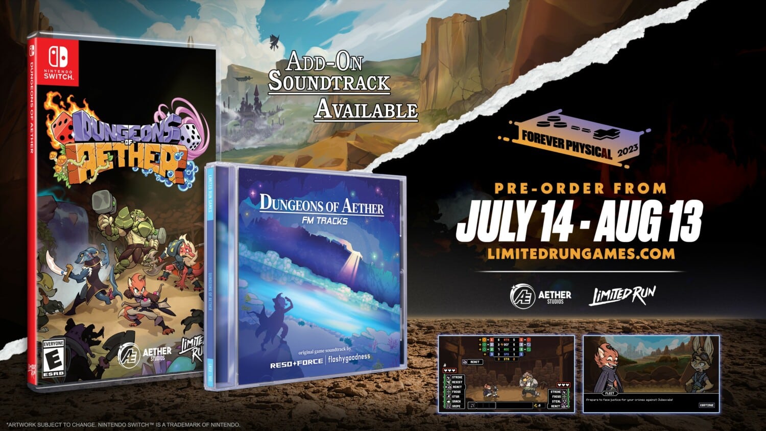Limited Run Games – Dungeons of Aether Physical Release Limited Run Games – Dungeons of Aether Physical Release