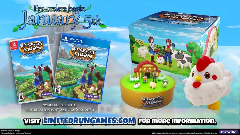 Limited Run Games – Harvest Moon: One World Collector’s Editie aangekondigd