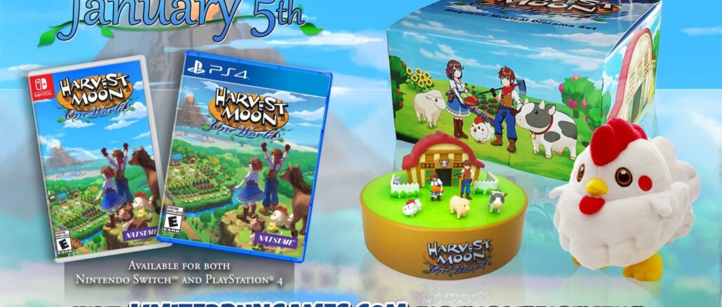 Limited Run Games – Harvest Moon: One World Collector’s Editie aangekondigd