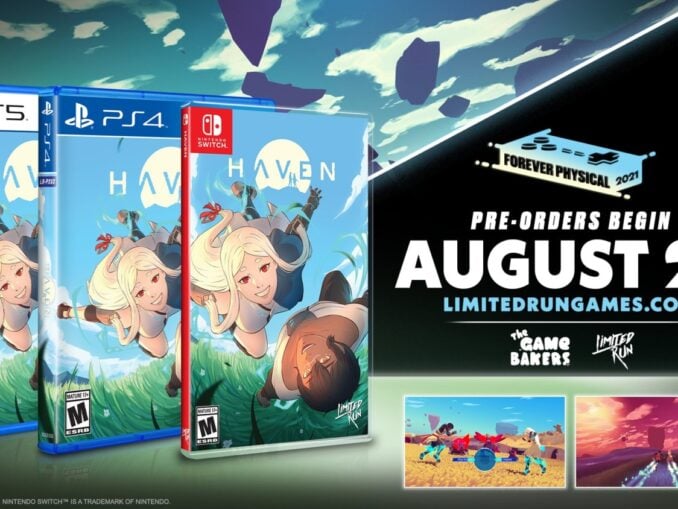News - Limited Run Games – Haven Physical Editions, Pre-Orders August 20 