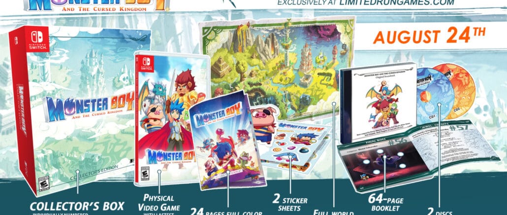 Limited Run Games – Monster Boy And The Cursed Kingdom Collector’s Edition Pre-Orders