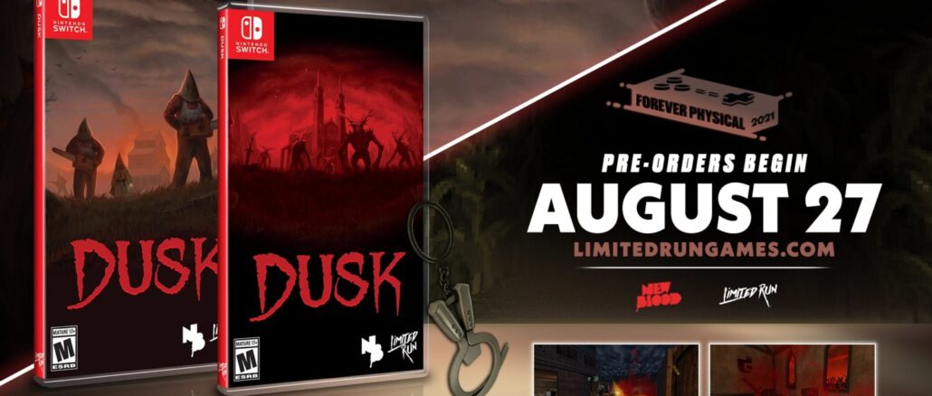 Limited Run Games – Next Physical – DUSK, Pre-Orders Started