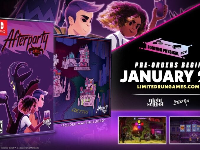 News - Limited Run Games – Next Physical Release – Afterparty 