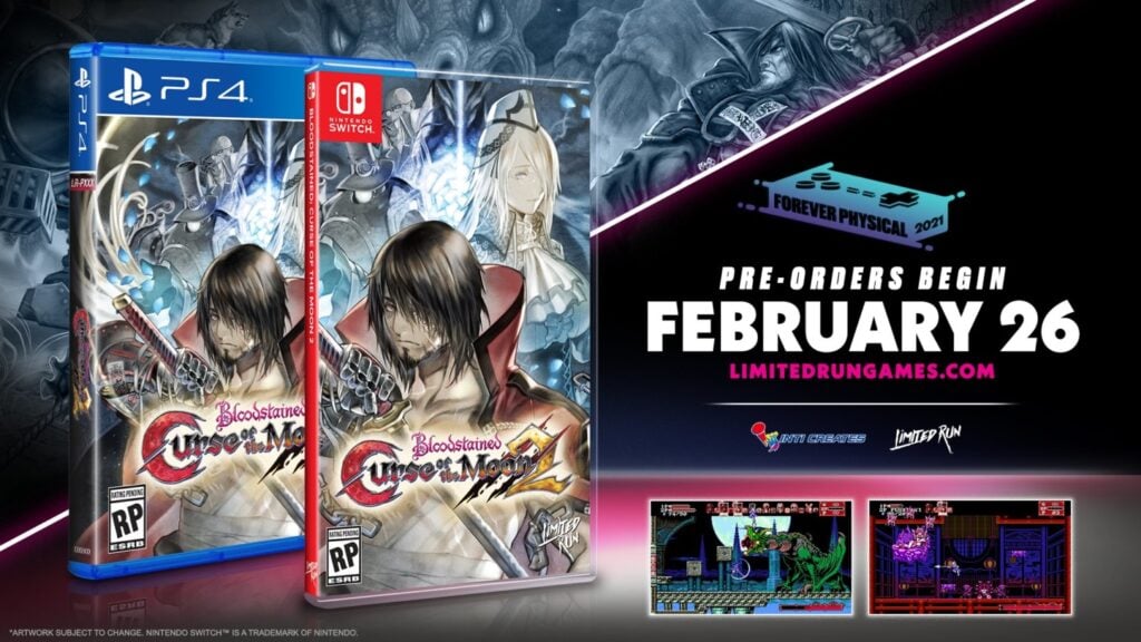 Limited Run Games – Next Physical Release – Bloodstained: Curse Of The Moon 2