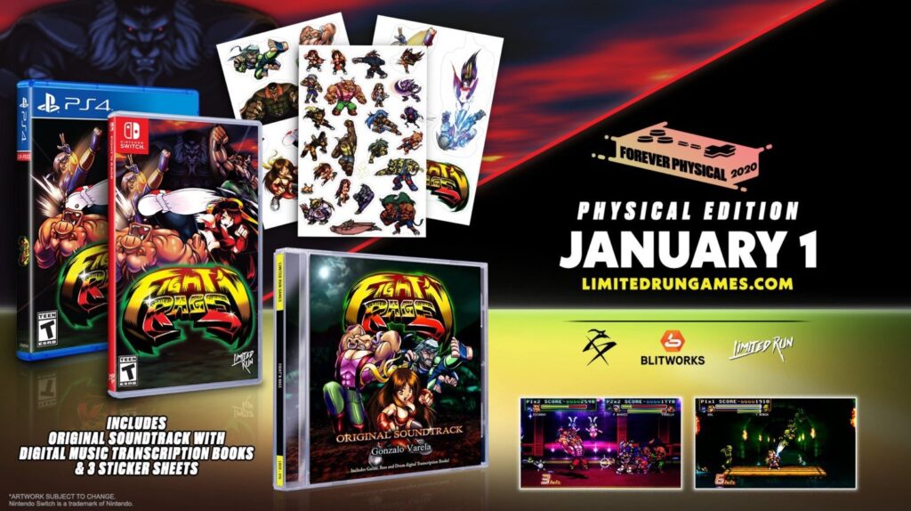 Limited Run Games – Next Physical Release – Fight’N Rage