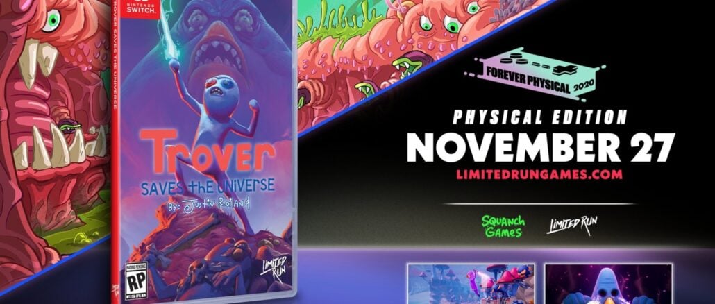 Limited Run Games – Next Physical Release – Trover Saves The Universe