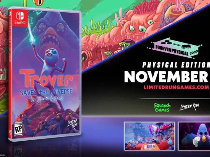 Nieuws - Limited Run Games – Volgende fysieke release – Trover Saves The Universe 