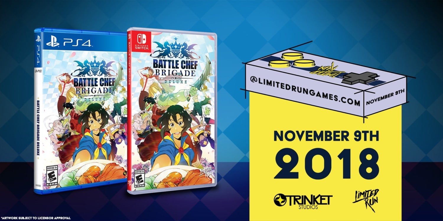 Limited Run Games next title is Battle Chef Brigade Deluxe