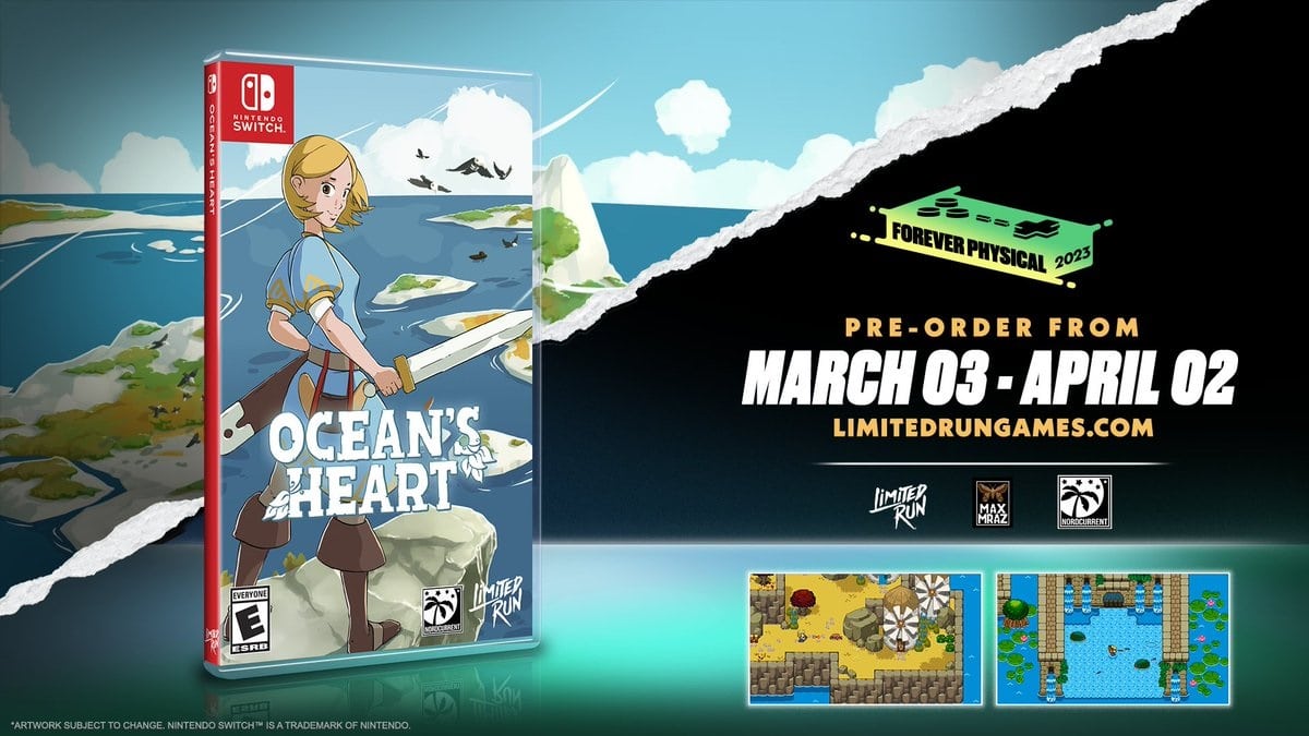 Limited Run Games – Ocean’s Heart physical release