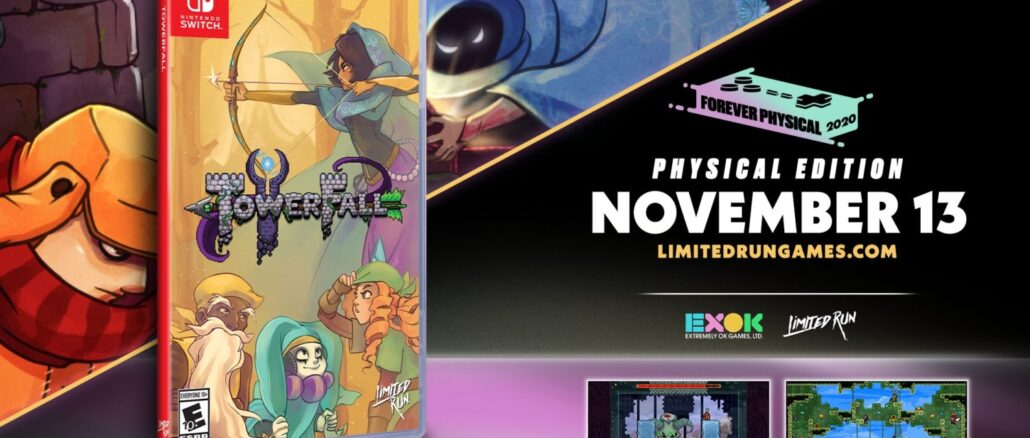 Limited Run Games – Physical Release – Towerfall, Pre-Orders Open