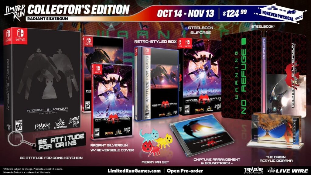 Limited Run Games – Radiant Silvergun – Physical versions