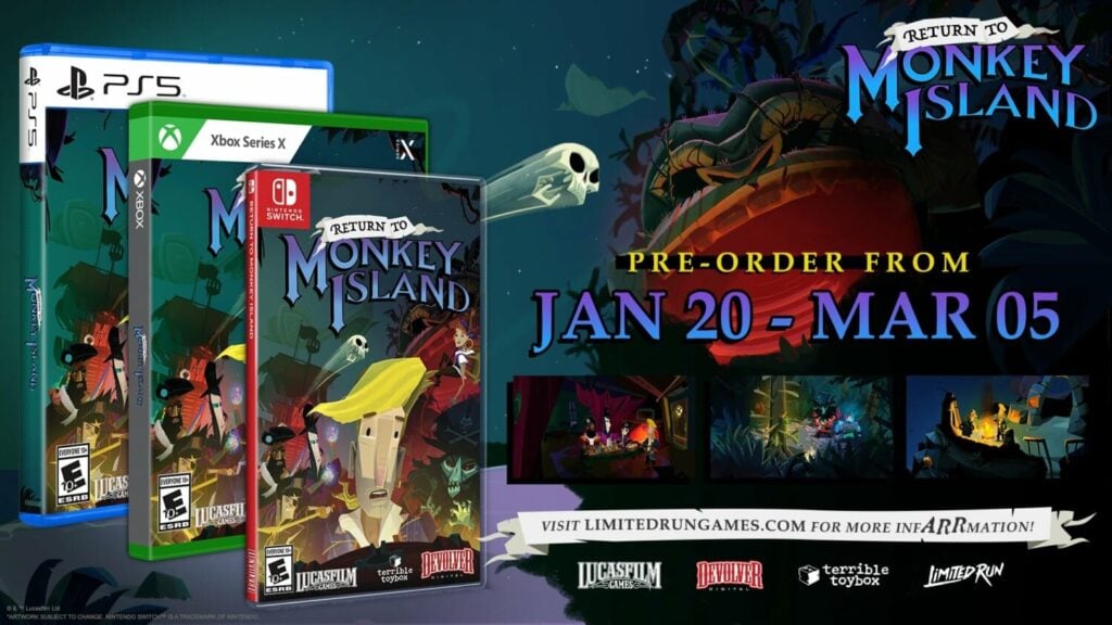 Limited Run Games – Return To Monkey Island Physical Editions announced Limited Run Games – Return To Monkey Island Physical Editions announced