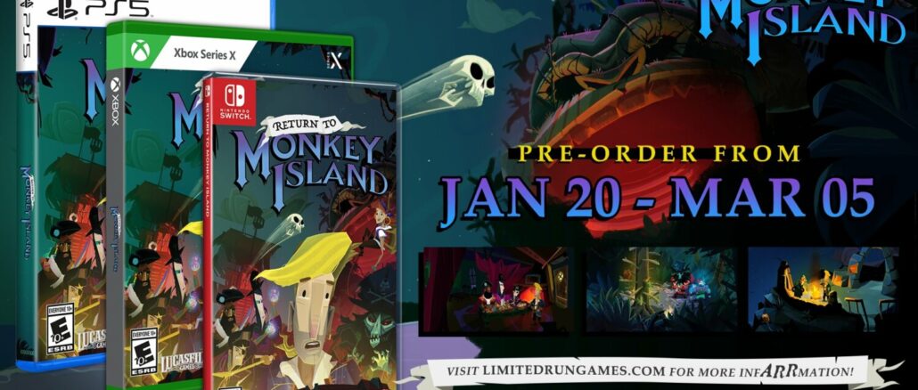 Limited Run Games – Return To Monkey Island Physical Editions announced