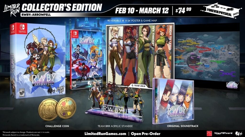 Limited Run Games – RWBY: Arrowfell – Fysieke release details