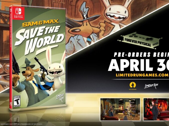 News - Limited Run Games – Sam & Max Save The World – Physical editions announced 