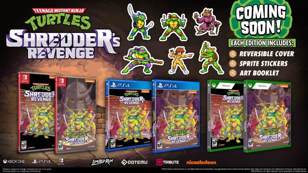 Limited Run Games – Teenage Mutant Ninja Turtles: Shredder’s Revenge physical editions