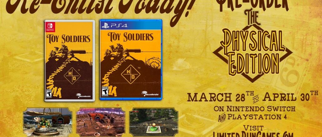 Limited Run Games: Toy Soldiers HD Fysieke Release