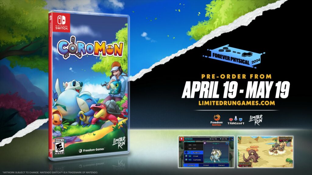 Limited Run Games onthult Coromon fysieke editie