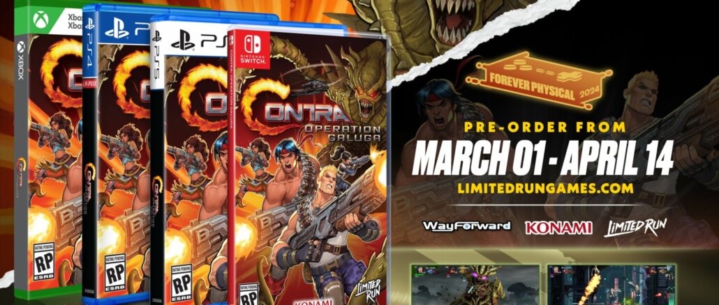 Limited Run Games onthult fysieke edities voor Contra: Operation Galuga