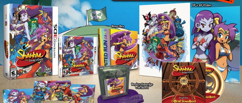 Limited Run Games onthult fysieke release van Shantae and the Pirate’s Curse 3DS