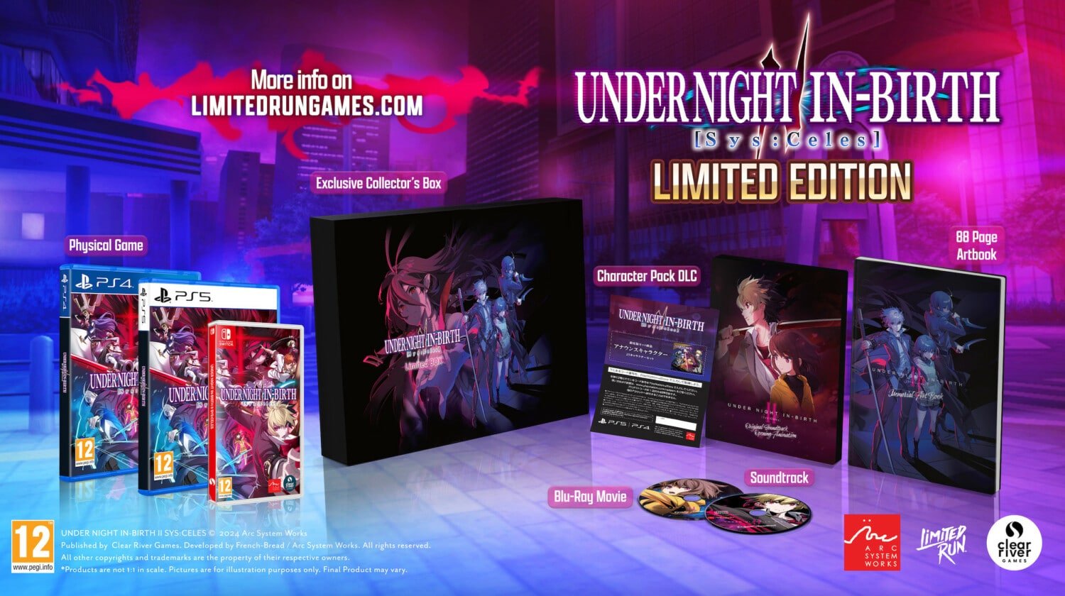 Limited Run Games Unveils Under Night In-Birth II Sys:Celes Limited Edition