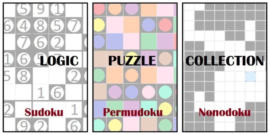 Logic Puzzle Collection: Sudoku – Permudoku – Nonodoku