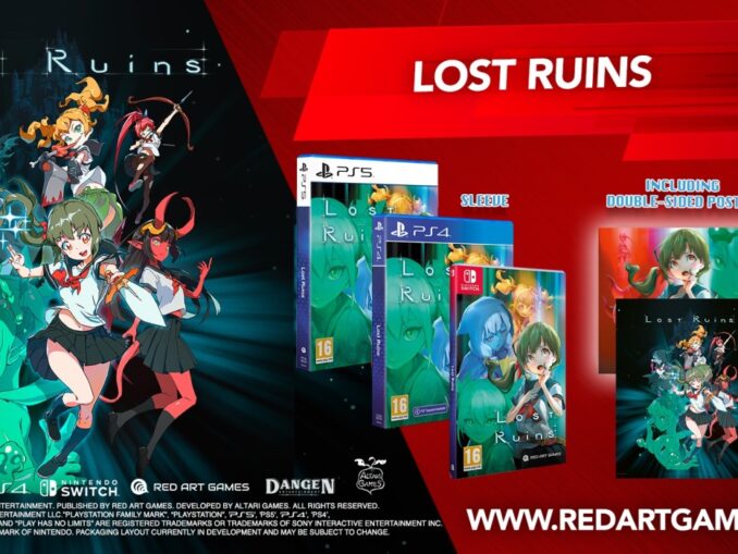 News - Lost Ruins – Physical Release by Red Art Games 