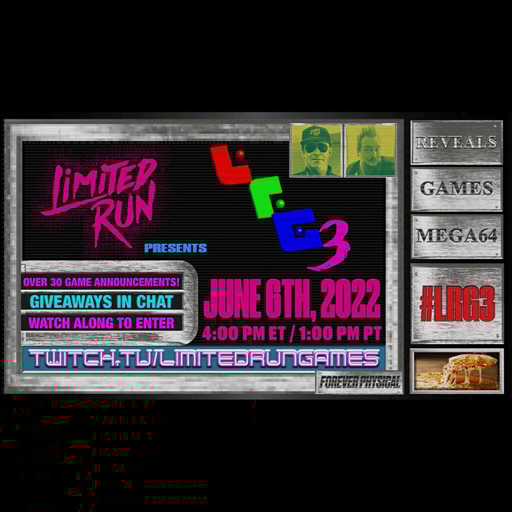 LRG3 2022, Limited Run Games’ showcase op 6 Juni