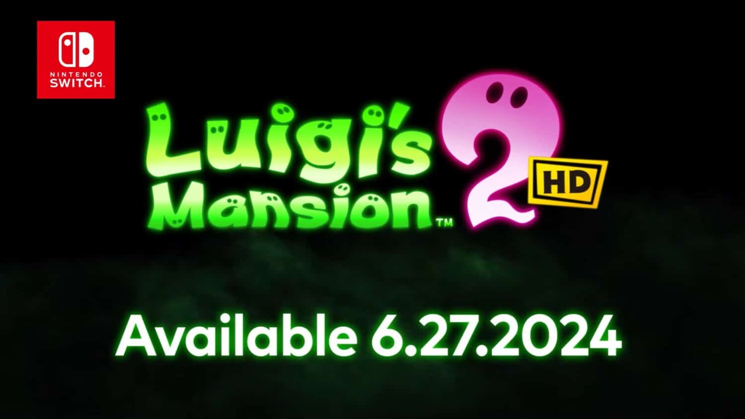 Luigi’s Mansion 2 HD: releasedatum 27 juni 2024