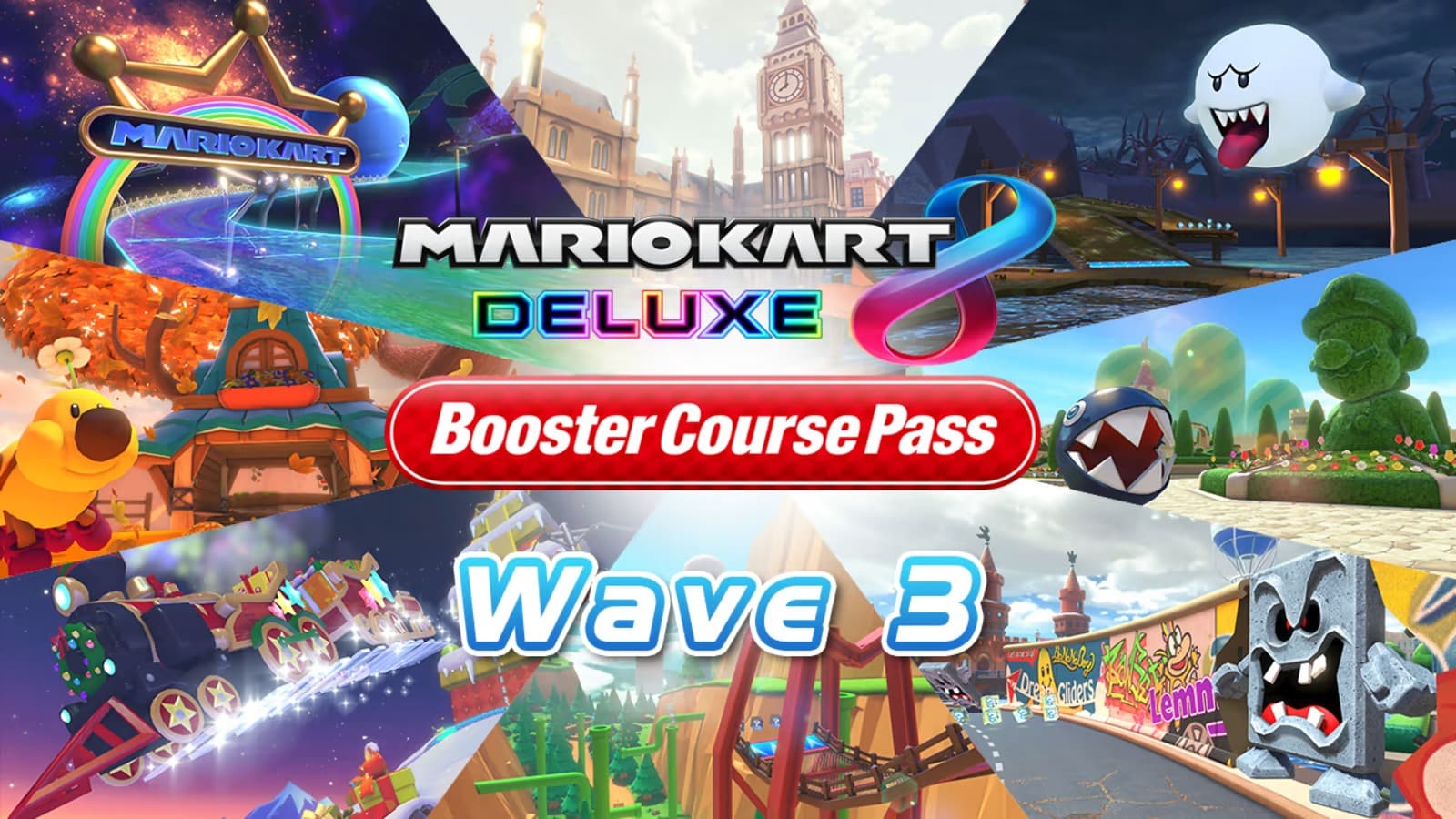 Mario Kart 8 Deluxe – Booster Course Pass Wave 3 graphics compared