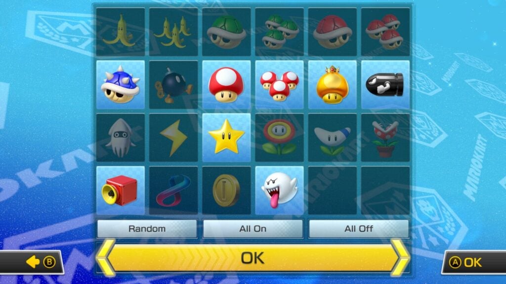 Mario Kart 8 Deluxe – Gratis Update – Custom Items optie