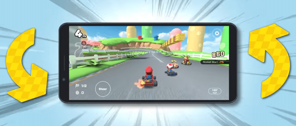 Mario Kart Tour – Landscape mode