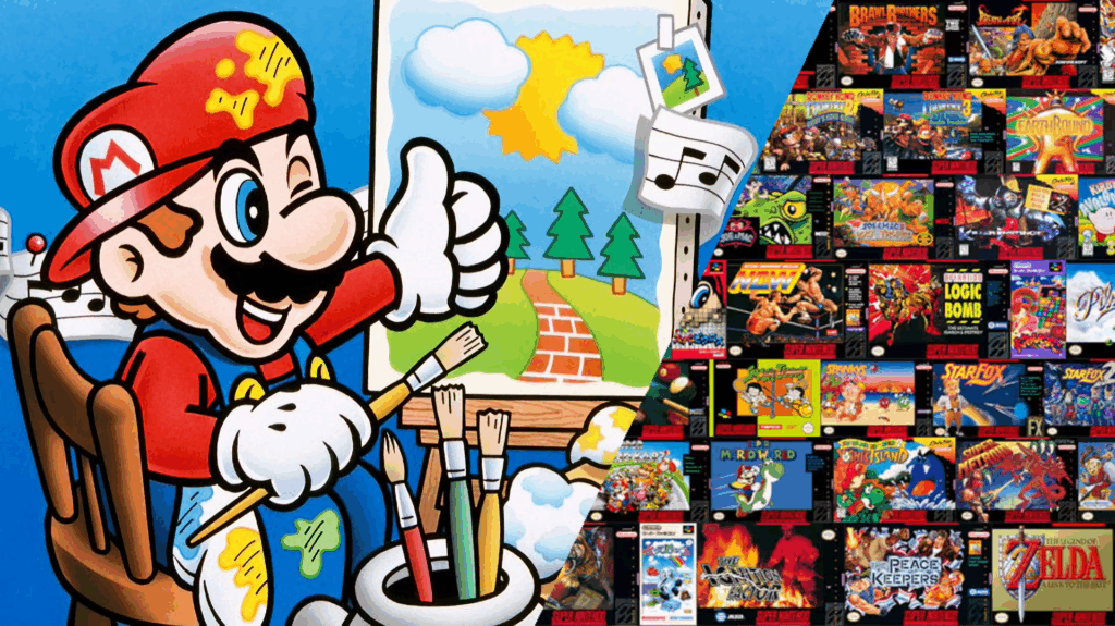 Mario Paint Splashes onto Nintendo Switch Online with Joy-Con 2 Mouse Support