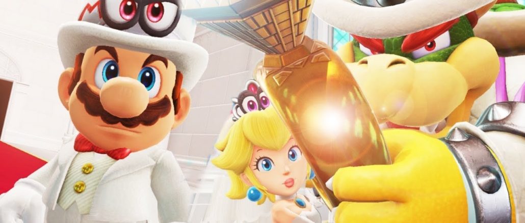 Mario & Peach at the altar .. IT could have happened!