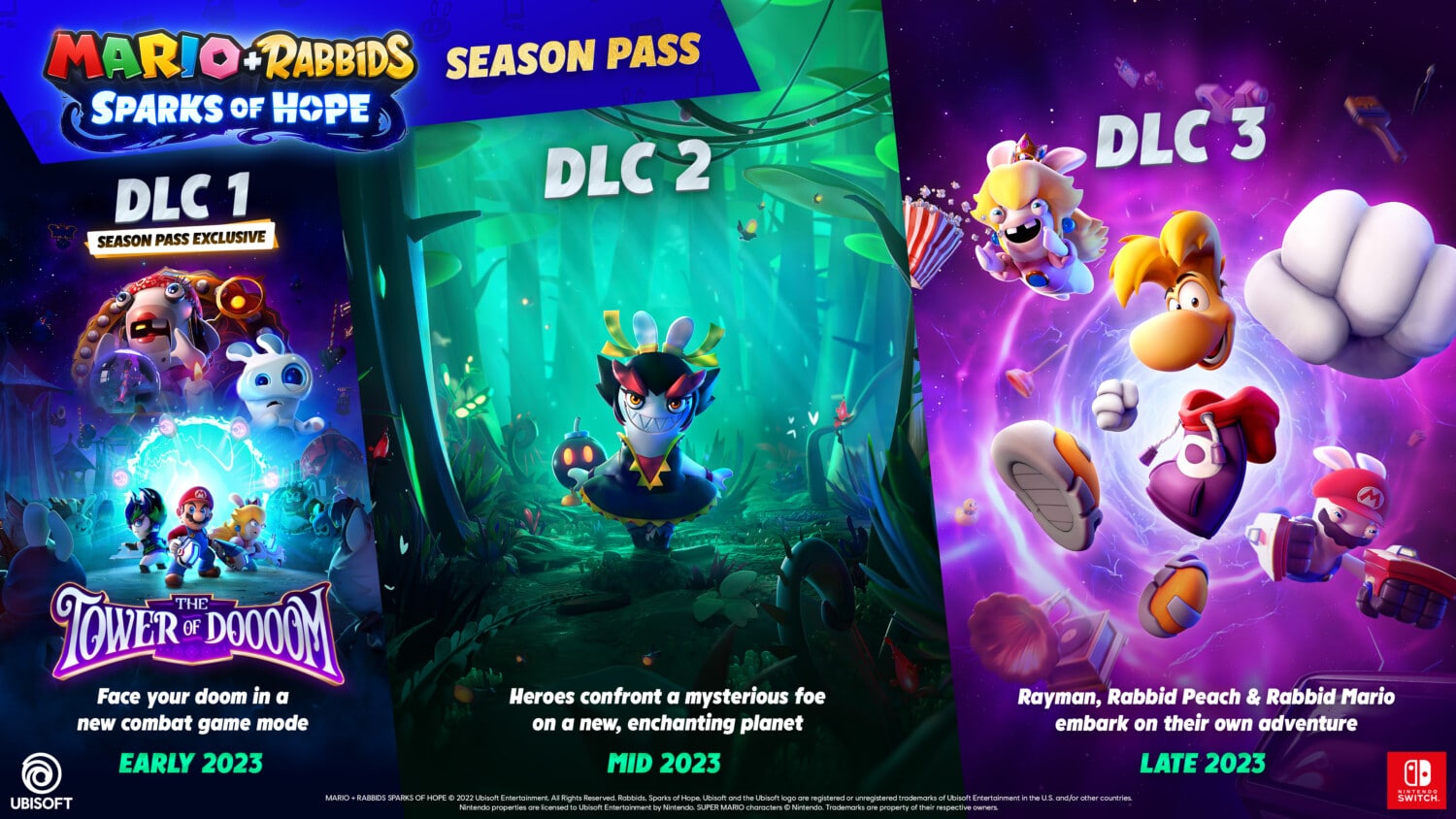 Mario + Rabbids: Sparks of Hope – DLC Season Pass details
