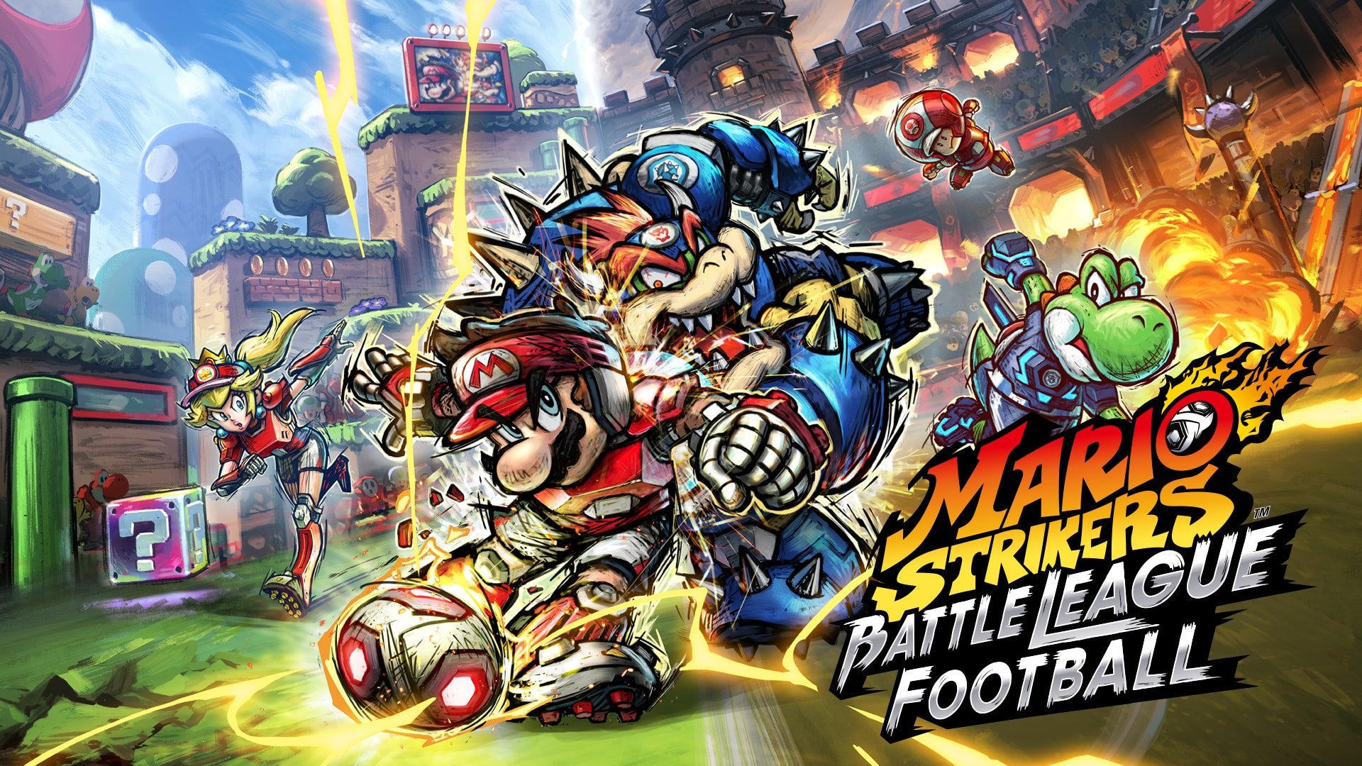 Mario Strikers: Battle League verkocht al meer dan Mario Golf: Super Rush in Europa