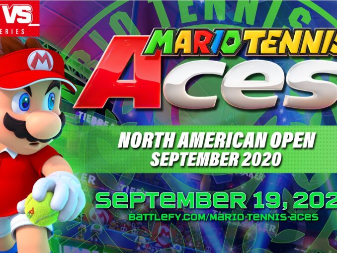 Nieuws - Mario Tennis Aces – North American Open in september 2020, win gouden My Nintendo-munten 