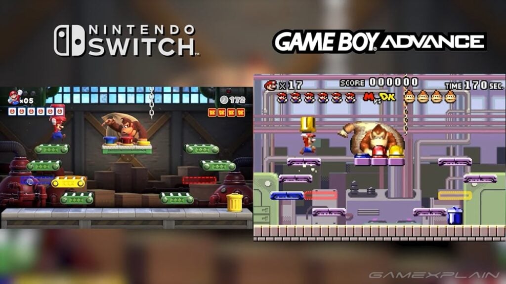 Mario vs. Donkey Kong: Remake and Graphics Comparison
