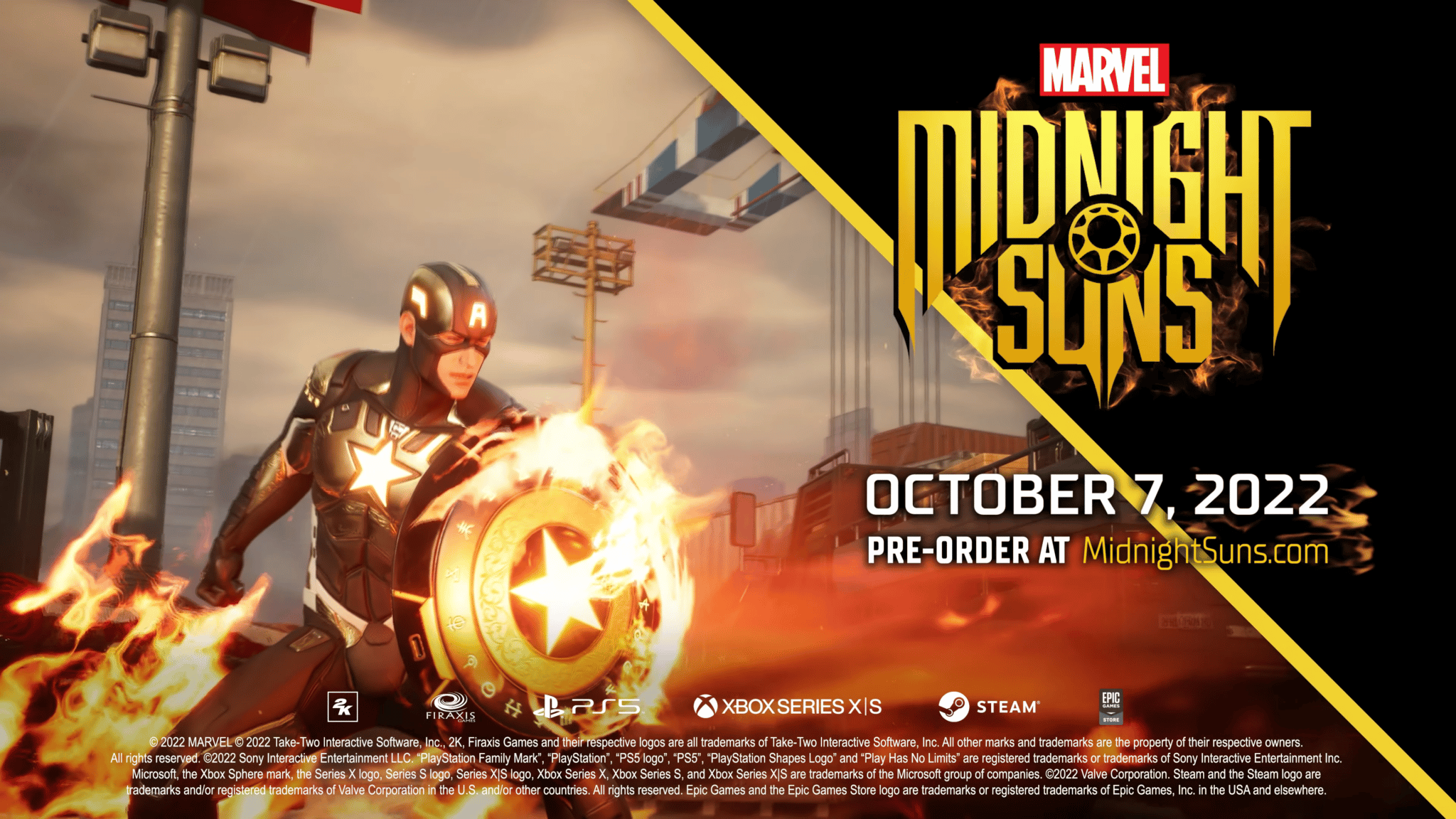 Marvels Midnight Suns – Captain America Trailers