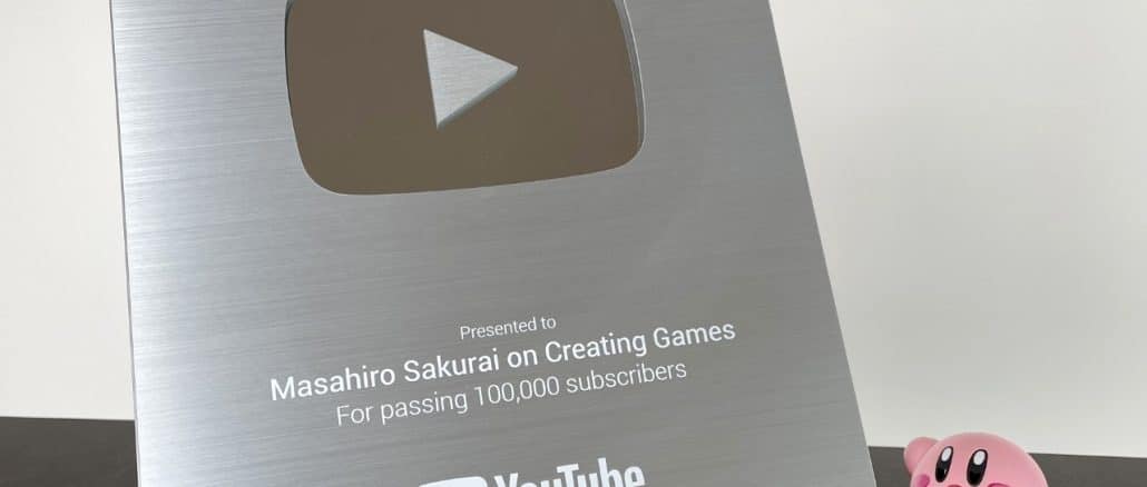 Masahiro Sakurai – Youtube Silver Play Button