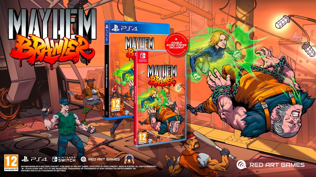 Mayhem Brawler – physical release
