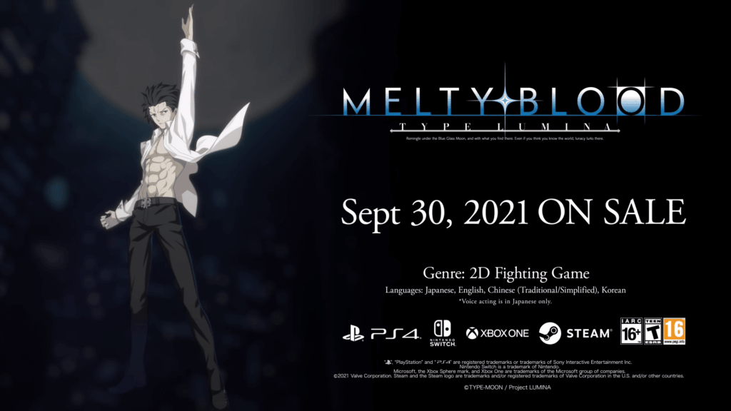 Melty Blood Type Lumina – Michael Roa Valdamjong Trailer