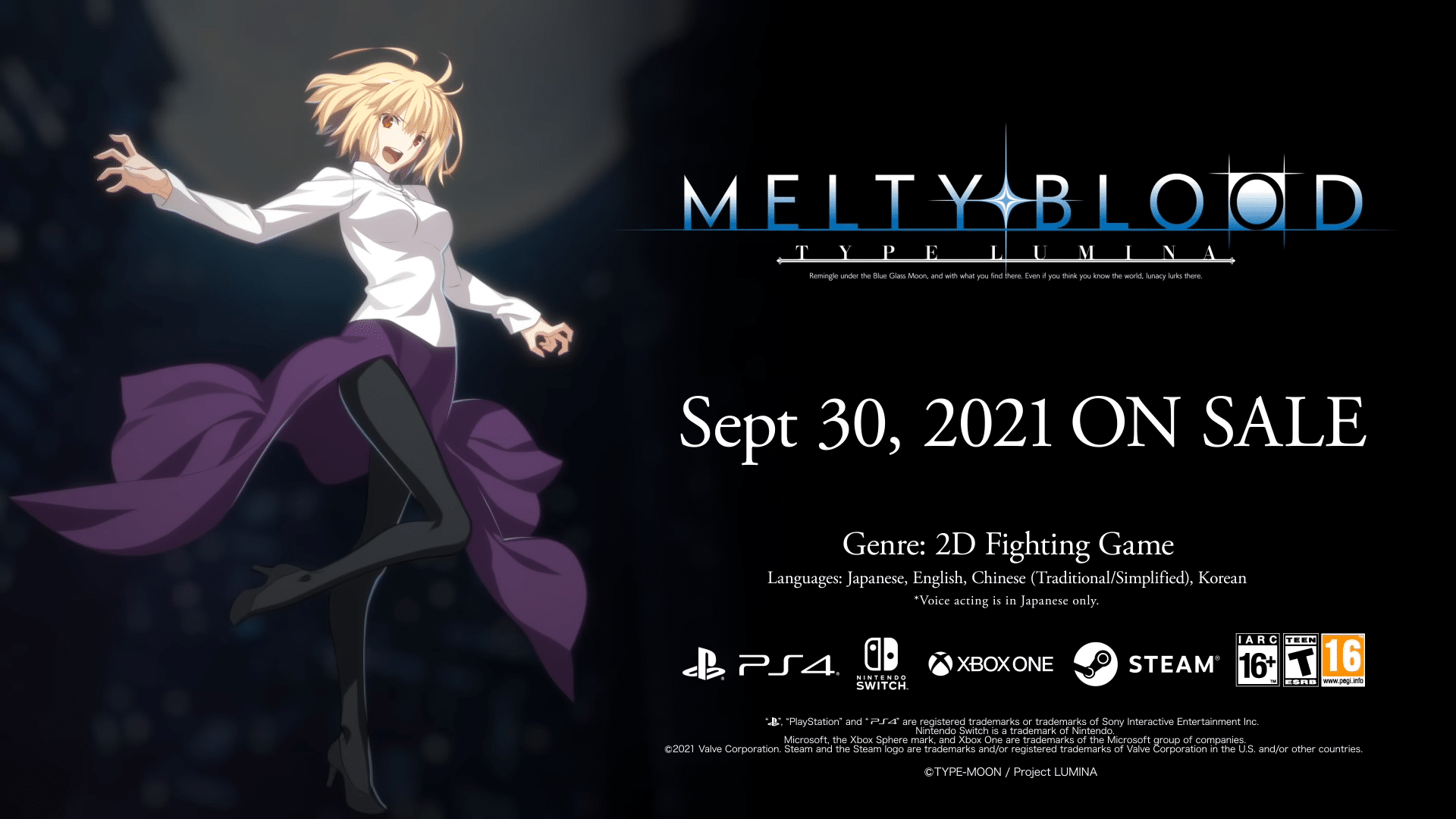 Melty Blood Type Lumina – Red Arcueid Trailer