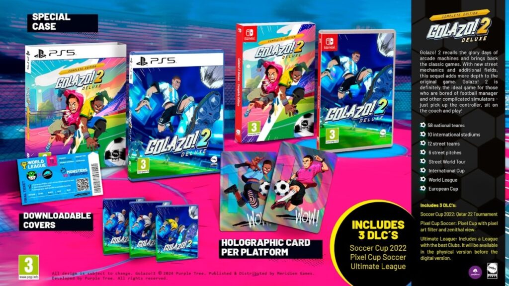 Meridiem Games en Purple Tree onthullen Golazo! 2 Deluxe – Complete edition: een voetbalgame-extravaganza Meridiem Games en Purple Tree onthullen Golazo! 2 Deluxe – Complete edition: een voetbalgame-extravaganza